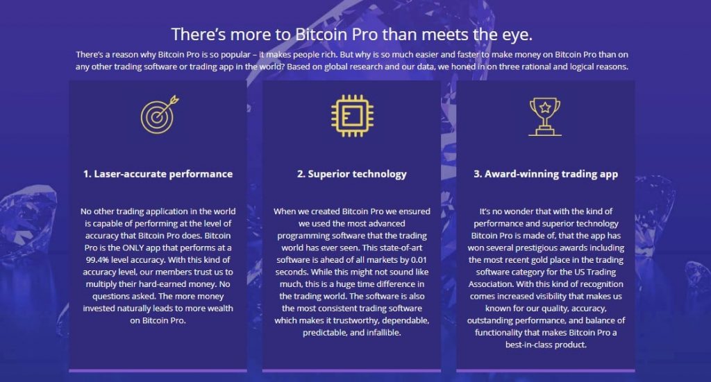 Review of Bitcoin Pro – Features